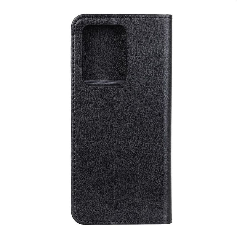 Flip Cover Samsung Galaxy Note 20 Ultra Cuir Litchi Fendu