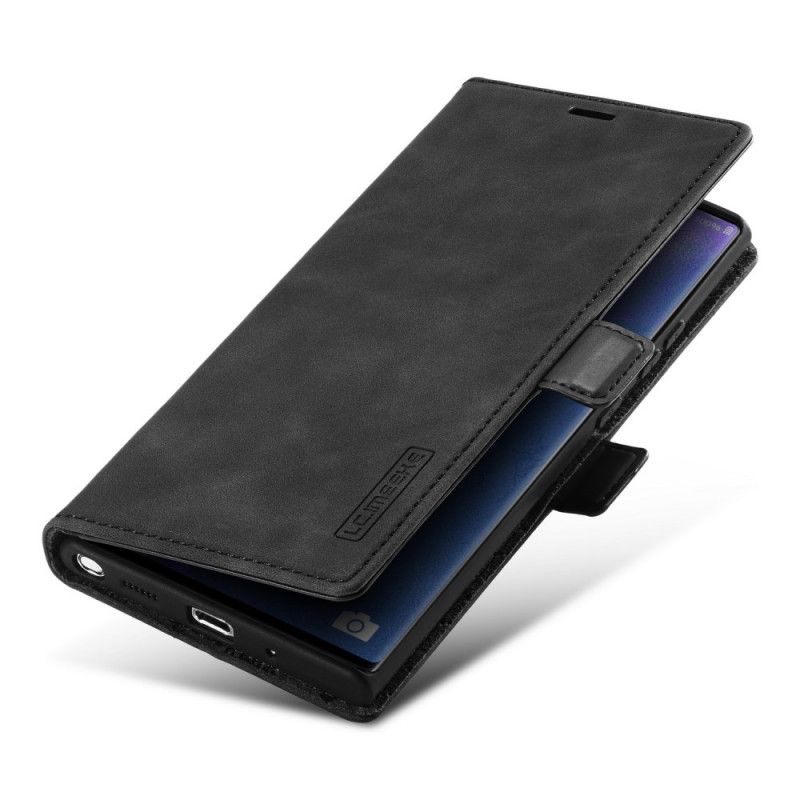 Flip Cover Samsung Galaxy Note 20 Ultra Lc.imeeke Effet Cuir