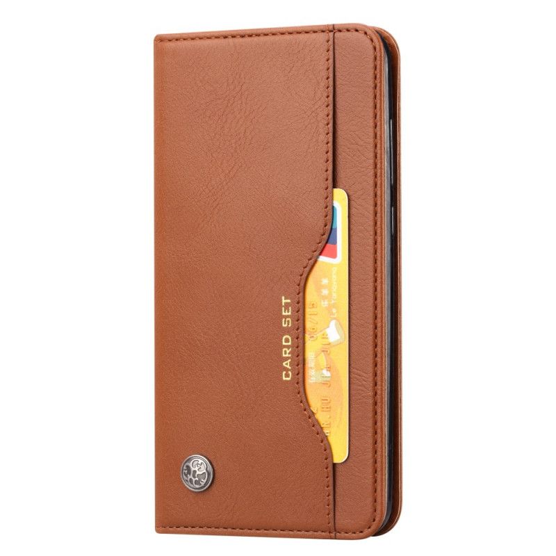 Flip Cover Samsung Galaxy Note 20 Ultra Simili Cuir Porte-cartes