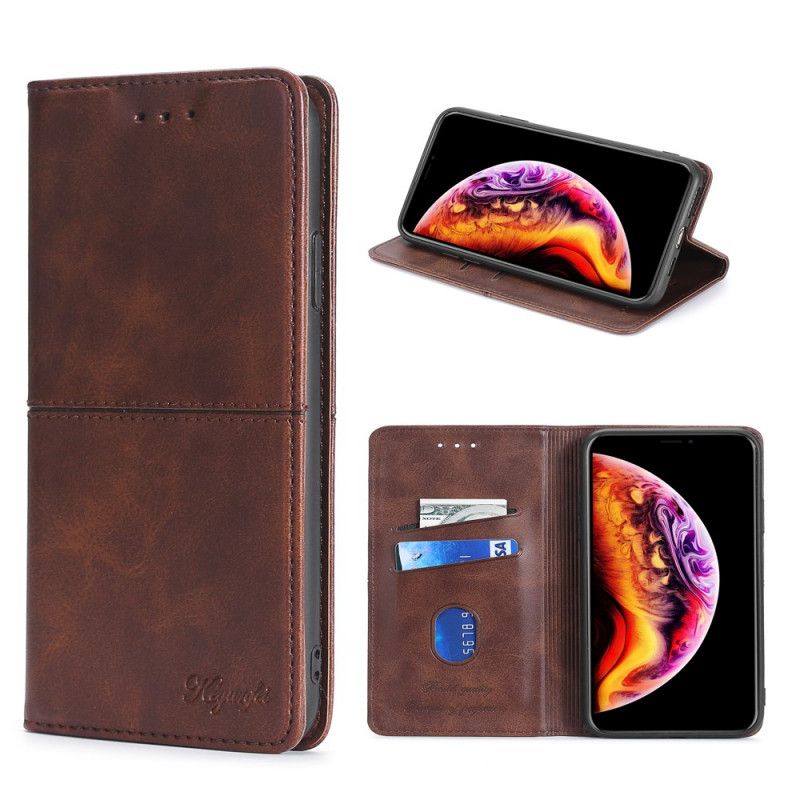 Flip Cover Samsung Galaxy Note 20 Ultra Style Cuir Couture