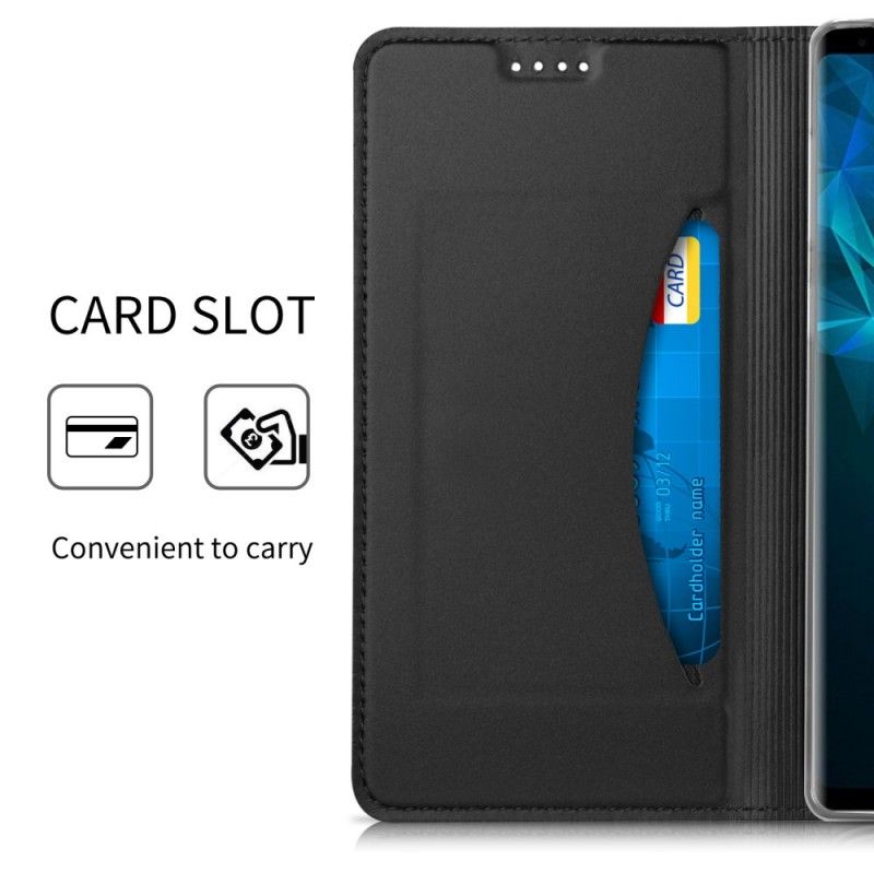 Flip Cover Samsung Galaxy Note 9 Effet Cuir Porte-carte