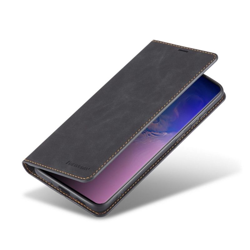 Flip Cover Samsung Galaxy S10 5g Effet Cuir Forwenw