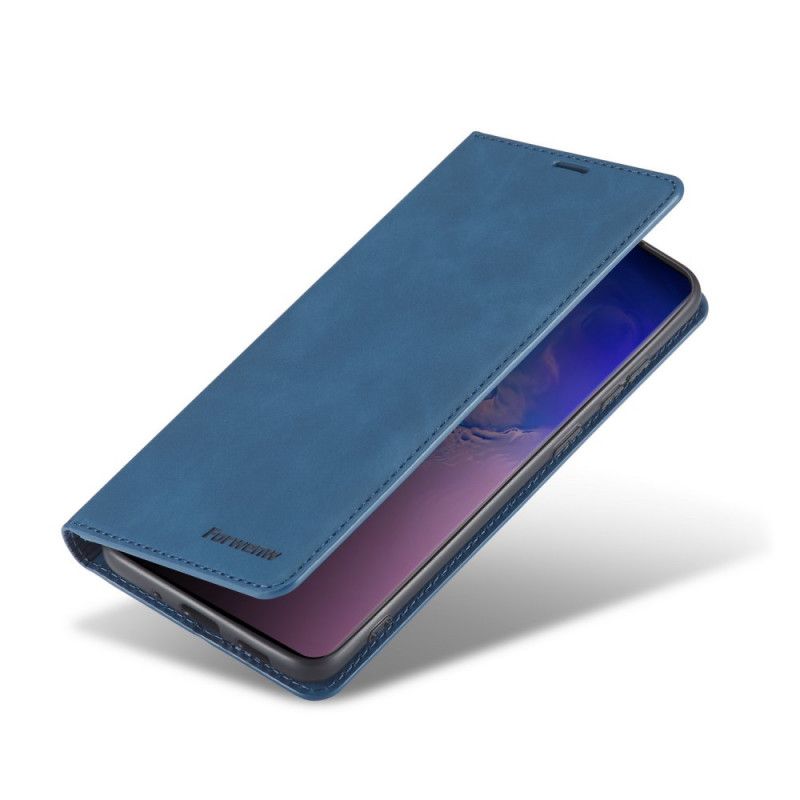 Flip Cover Samsung Galaxy S10 5g Effet Cuir Forwenw