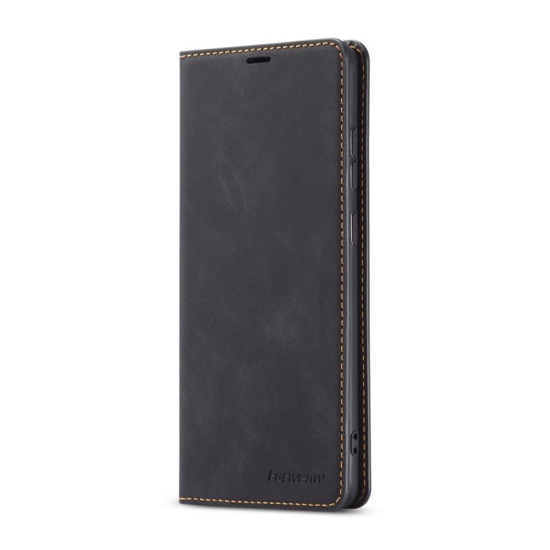 Flip Cover Samsung Galaxy S10 Lite Effet Cuir Forwenw