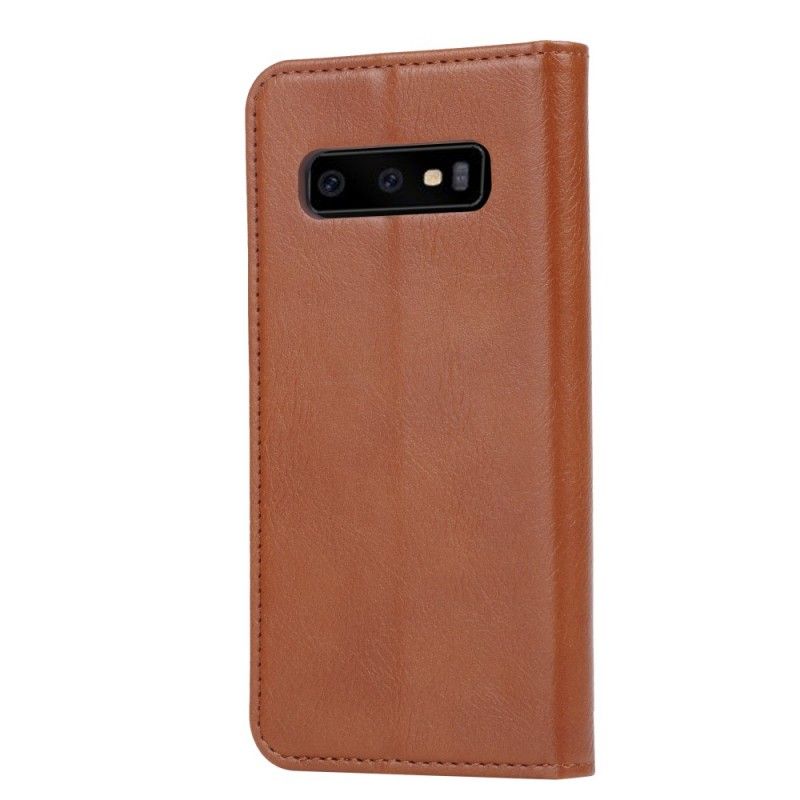 Flip Cover Samsung Galaxy S10 Plus Simili Cuir Porte-cartes