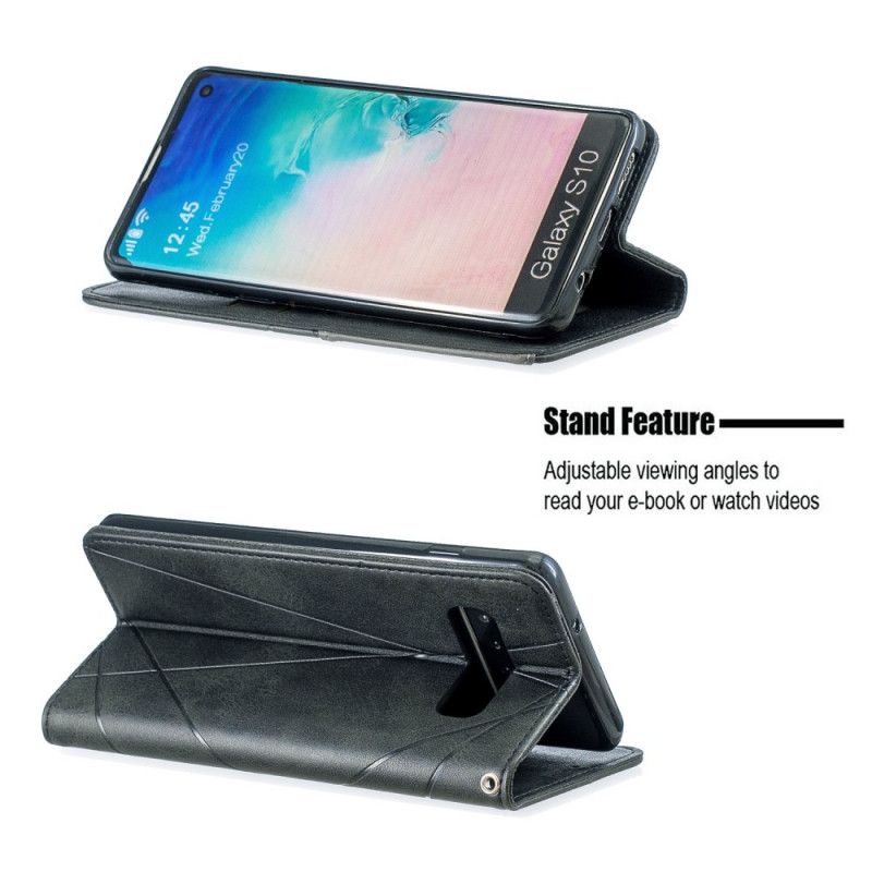 Flip Cover Samsung Galaxy S10 Style Artiste