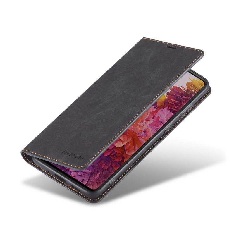 Flip Cover Samsung Galaxy S20 Fe Effet Cuir Forwenw