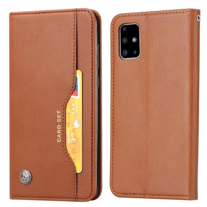 Flip Cover Samsung Galaxy S20 Fe Simili Cuir Porte-cartes