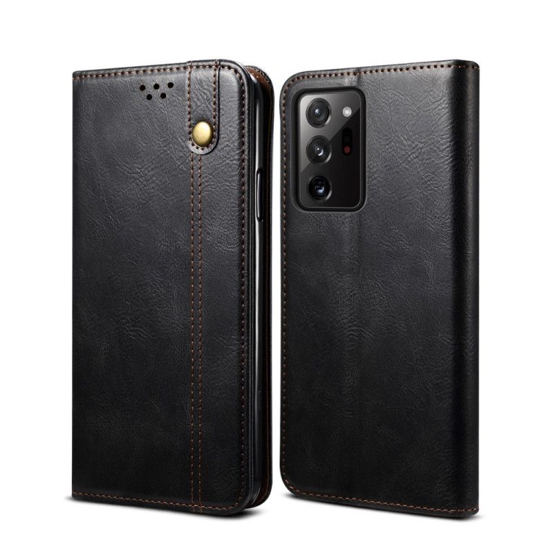 Flip Cover Samsung Galaxy S20 Plus / S20 Plus 5g Simili Cuir Ciré