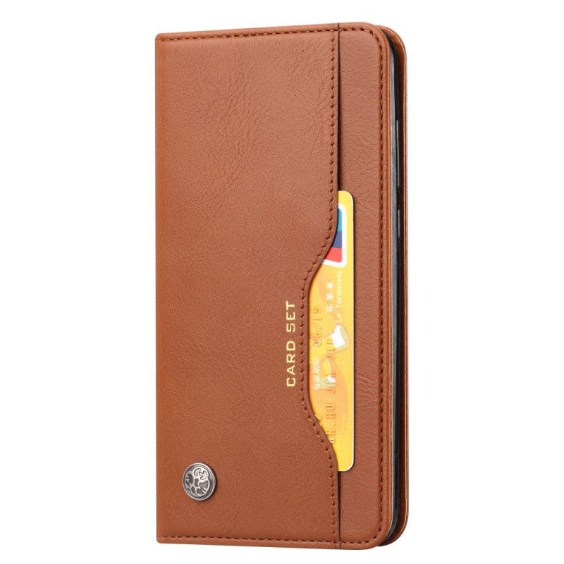 Flip Cover Samsung Galaxy S20 Simili Cuir Porte-cartes