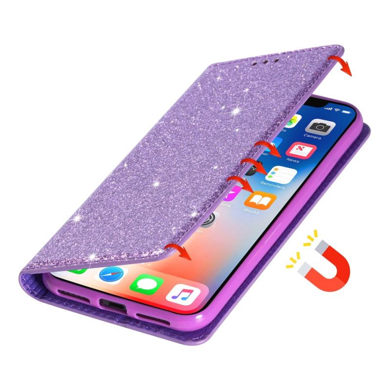 Flip Cover Samsung Galaxy S20 Style Paillettes