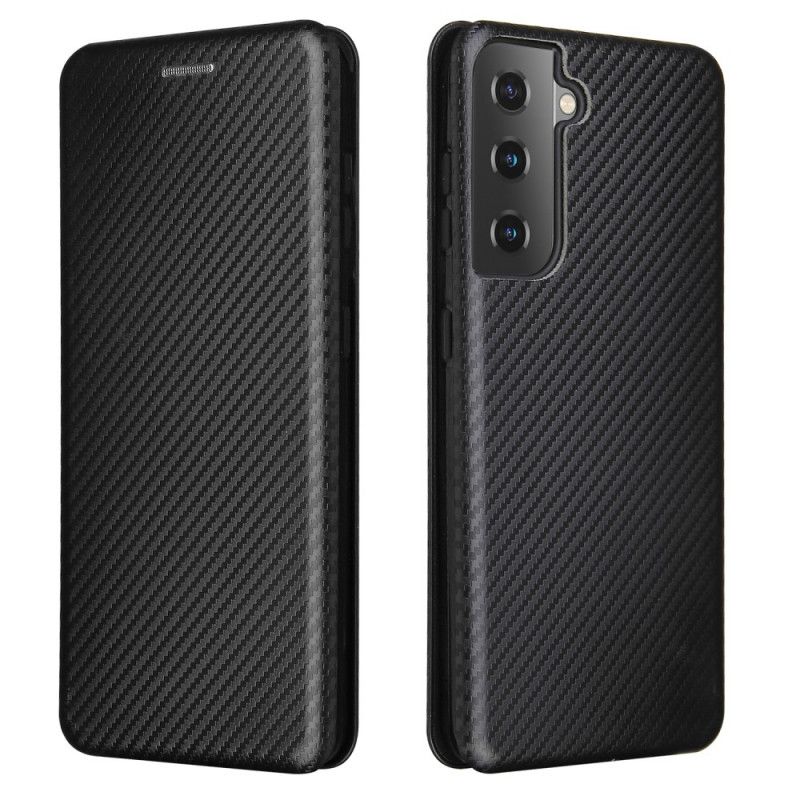 Flip Cover Samsung Galaxy S21 5g Fibre Carbone