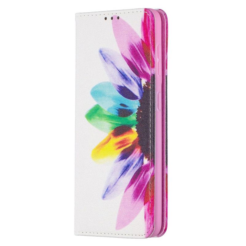 Flip Cover Samsung Galaxy S21 5g Fleur Aquarelle