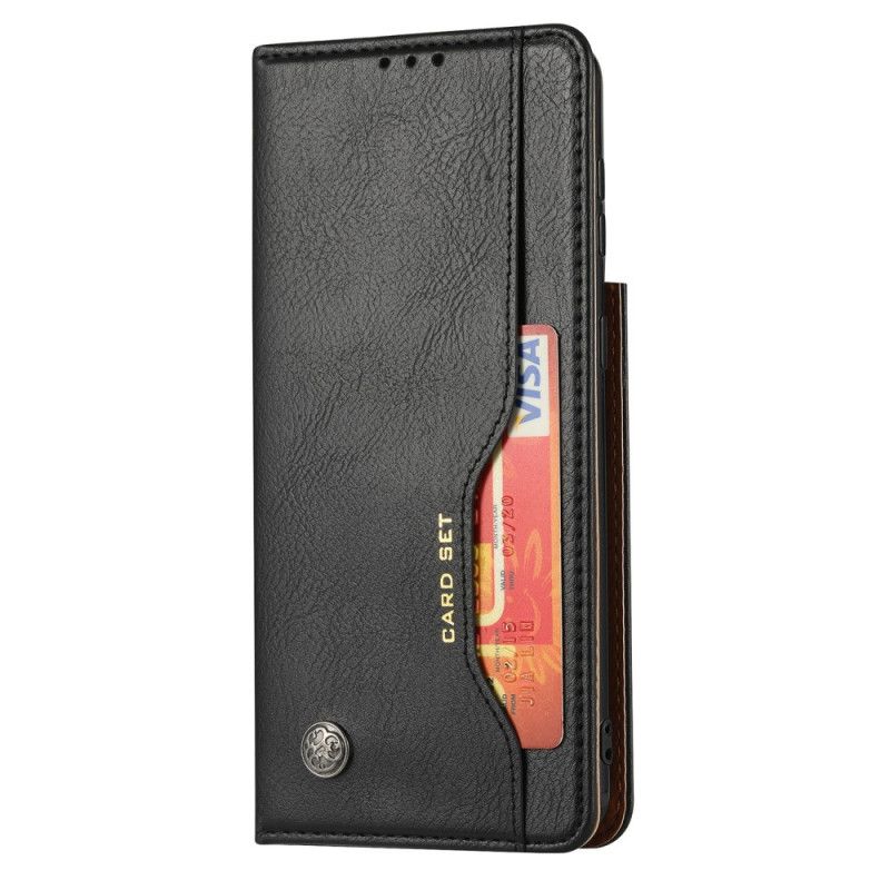 Flip Cover Samsung Galaxy S21 5g Simili Cuir Porte-cartes