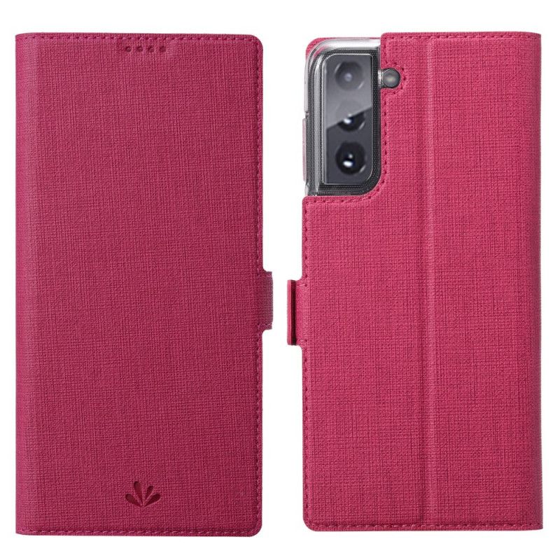 Flip Cover Samsung Galaxy S21 5g Texturée Vili Dmx