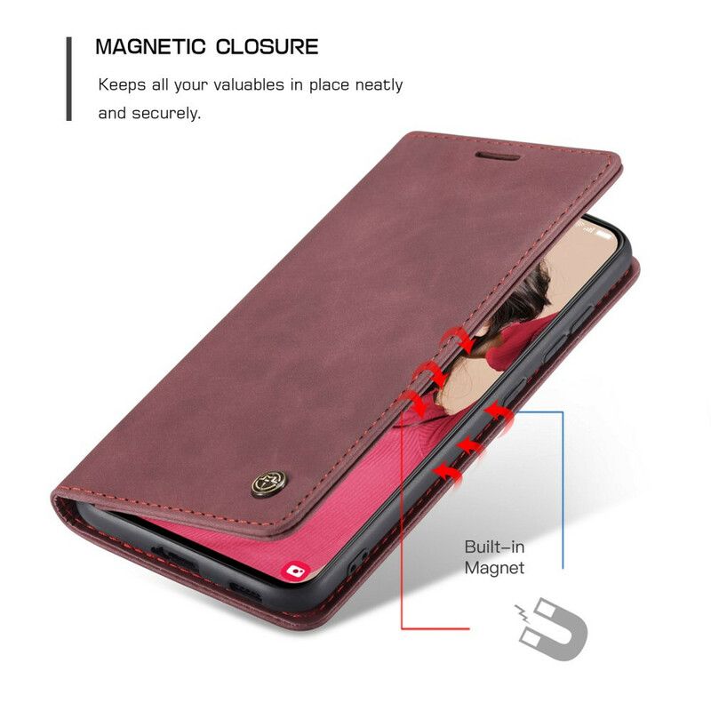 Flip Cover Samsung Galaxy S21 FE Caseme Simili Cuir