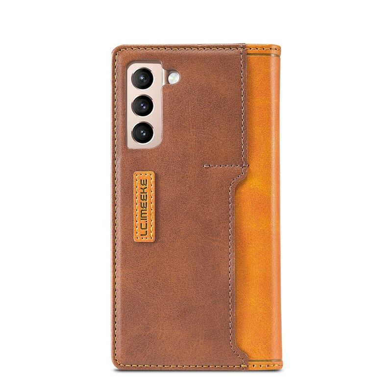 Flip Cover Samsung Galaxy S21 FE Lc-001 Series Lc.imeeke