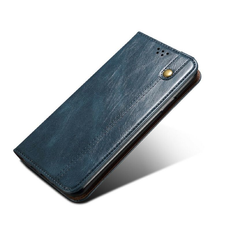 Flip Cover Samsung Galaxy S21 FE Simili Cuir Ciré