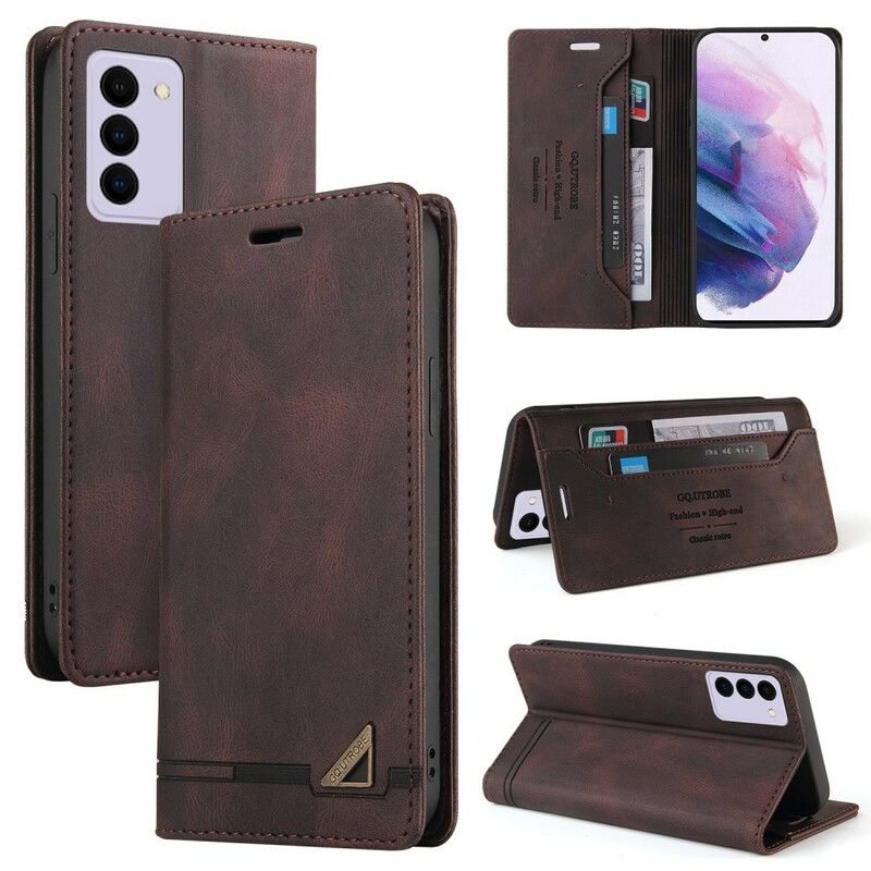 Flip Cover Samsung Galaxy S21 FE Simili Cuir Gq.utrobe