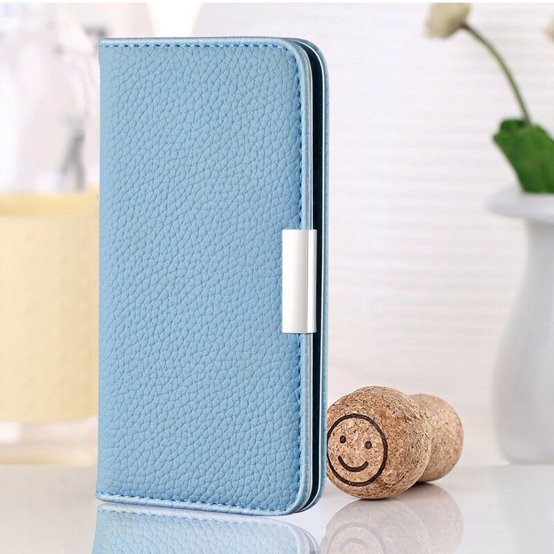 Flip Cover Samsung Galaxy S21 FE Simili Cuir Litchi Ultra Chic