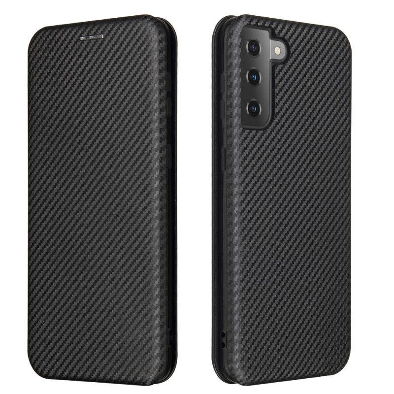 Flip Cover Samsung Galaxy S21 Plus 5g Fibre Carbone