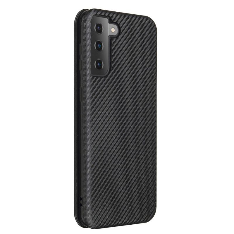 Flip Cover Samsung Galaxy S21 Plus 5g Fibre Carbone