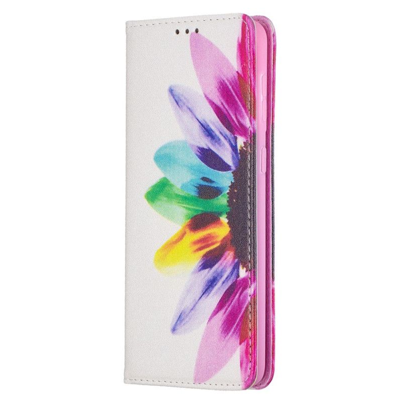 Flip Cover Samsung Galaxy S21 Plus 5g Fleur Aquarelle