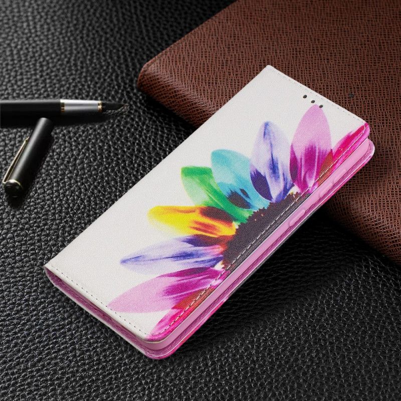 Flip Cover Samsung Galaxy S21 Plus 5g Fleur Aquarelle