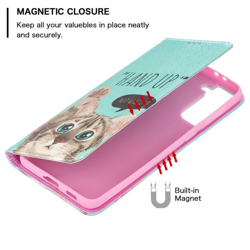 Flip Cover Samsung Galaxy S21 Plus 5g Hand Up