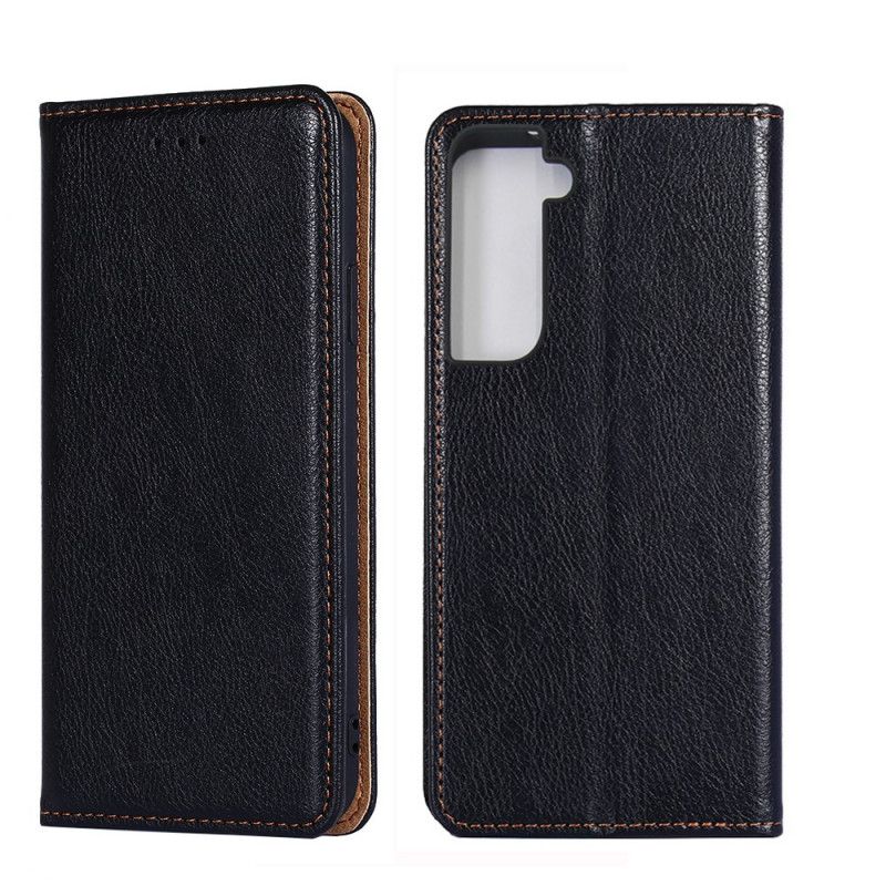 Flip Cover Samsung Galaxy S21 Plus 5g Style Cuir Classique