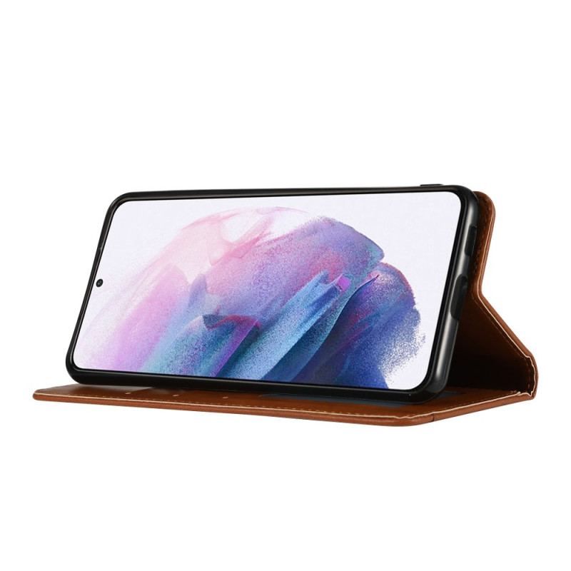 Flip Cover Samsung Galaxy S22 5G Simili Cuir Porte-Cartes