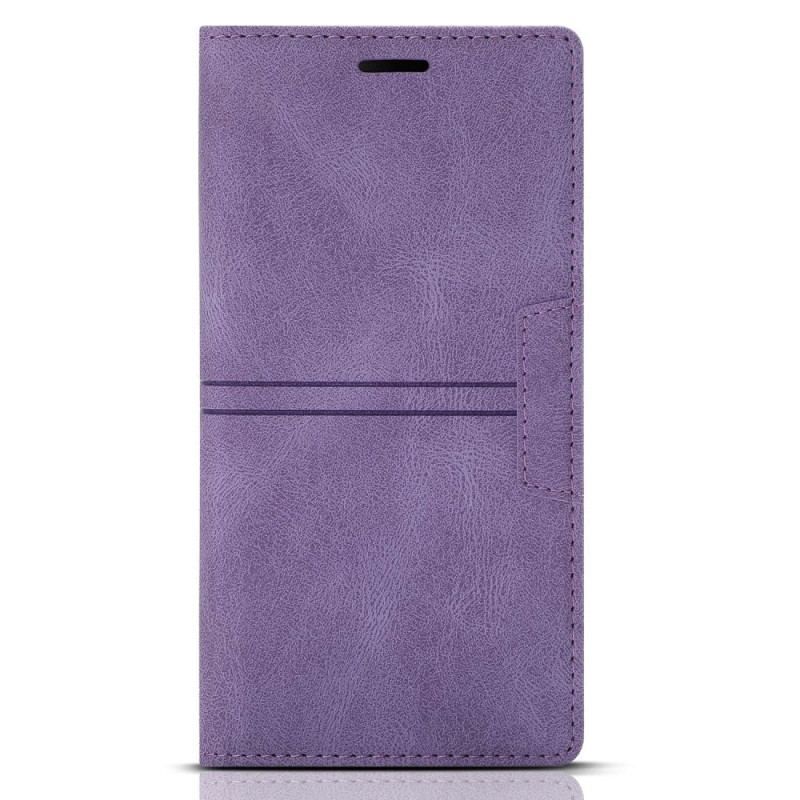 Flip Cover Samsung Galaxy S23 Ultra 5G Style Cuir Couture Fermoir Magnétique