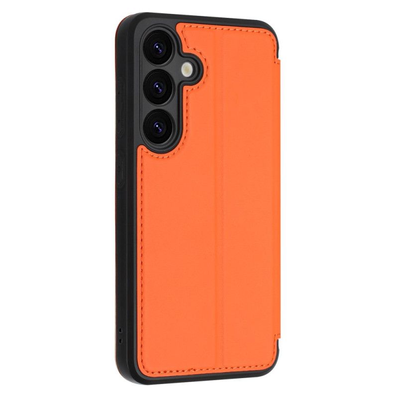 Flip Cover Samsung Galaxy S25 5G Fermeture Magnétique et Emplacement pour Cartes