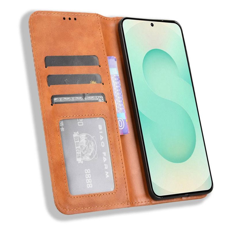 Flip Cover Samsung Galaxy S25 Edge Frise Vintage