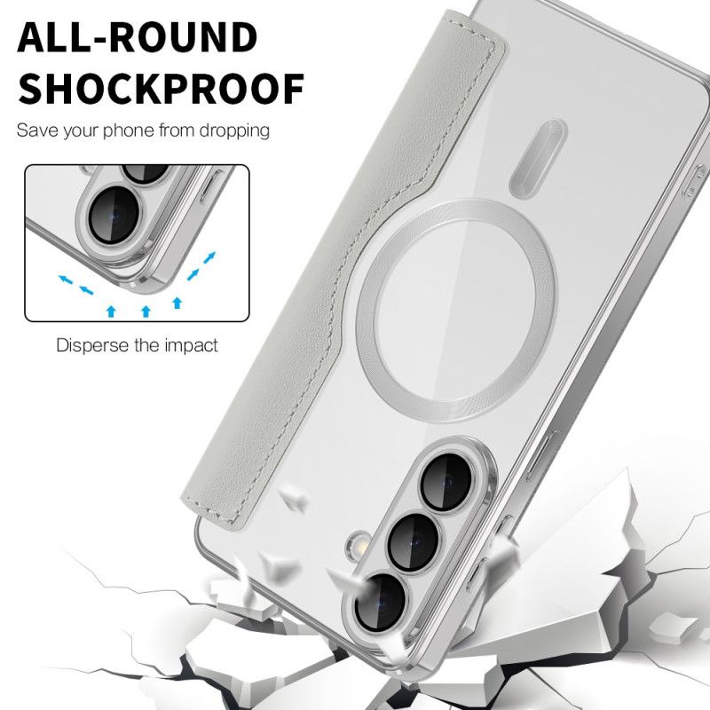 Flip Cover Samsung Galaxy S26 Plus Magnétique avec Porte-Cartes RFID