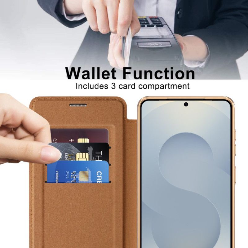 Flip Cover Samsung Galaxy S26 Plus Porte-Cartes RFID Matelassée