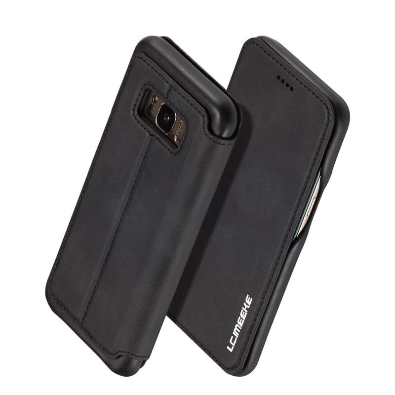 Flip Cover Samsung Galaxy S8 Lc.imeeke Effet Cuir