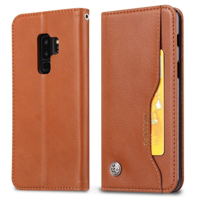 Flip Cover Samsung Galaxy S9 Plus Simili Cuir Porte-cartes