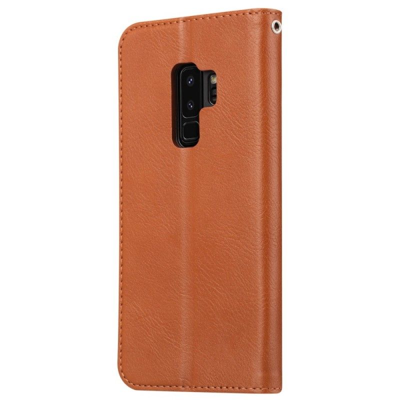 Flip Cover Samsung Galaxy S9 Plus Simili Cuir Porte-cartes