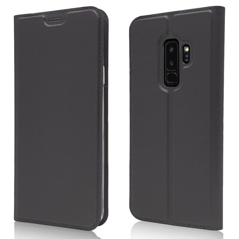 Flip Cover Samsung Galaxy S9 Plus Style Cuir Fermoir Intégré