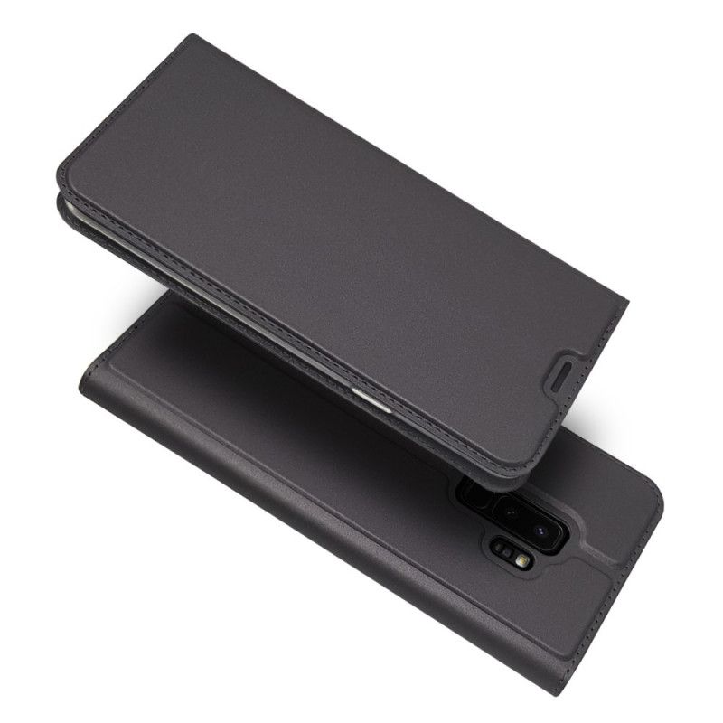 Flip Cover Samsung Galaxy S9 Plus Style Cuir Fermoir Intégré