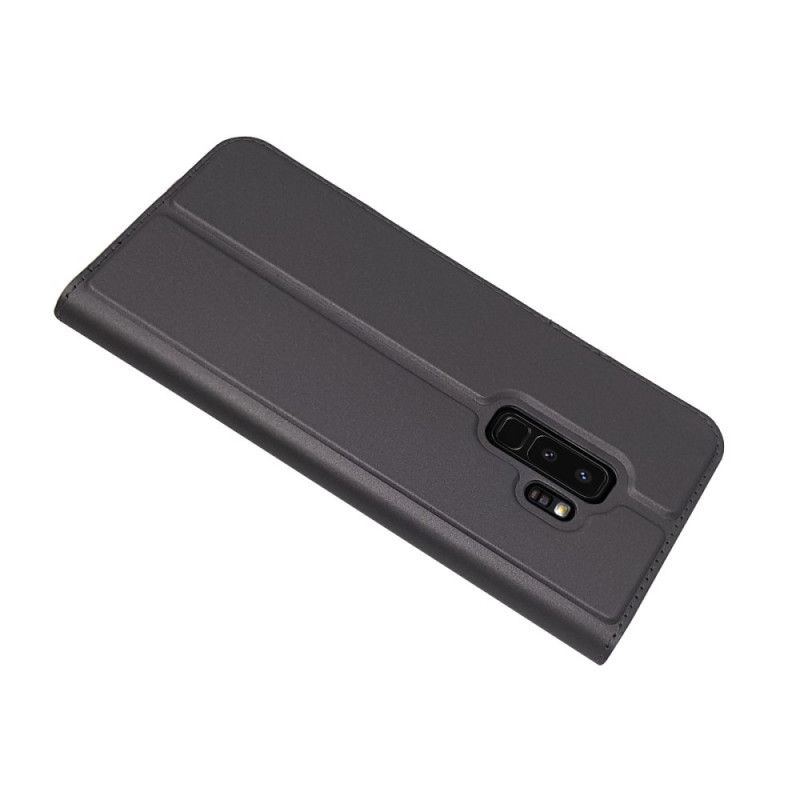 Flip Cover Samsung Galaxy S9 Plus Style Cuir Fermoir Intégré