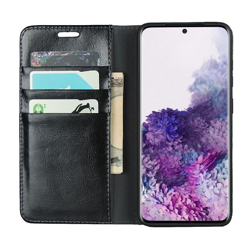 Flip Cover Ssamsung Galaxy S20 Plus / S20 Plus 5g Cuir Véritable