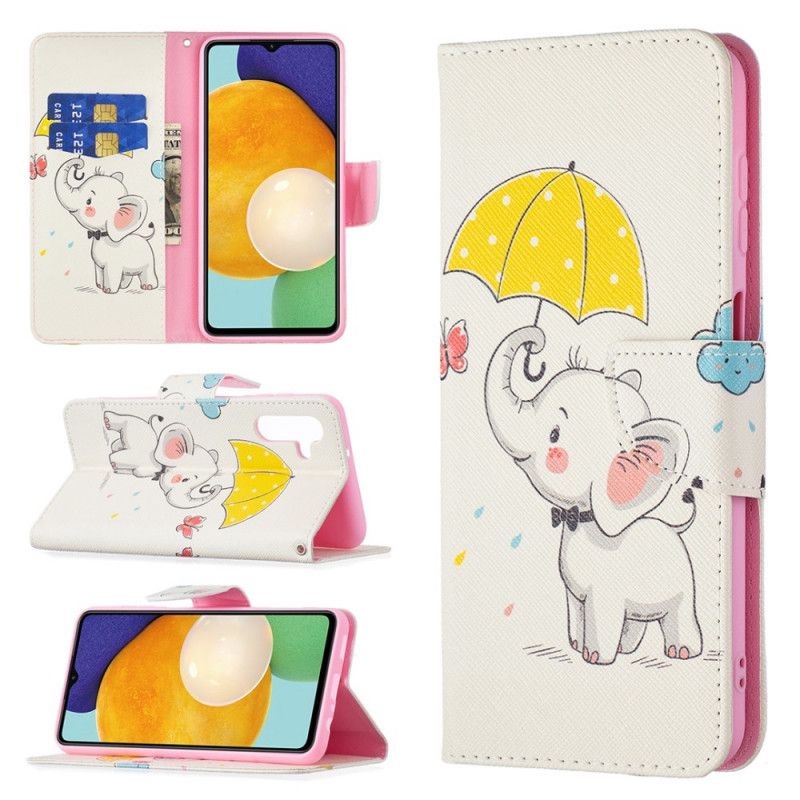 Housse Pour Samsung Galaxy A13 5G Bébé Éléphant