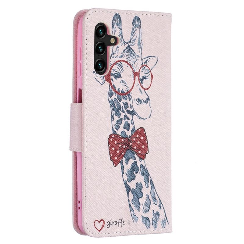 Housse Pour Samsung Galaxy A13 5G Girafe Intello