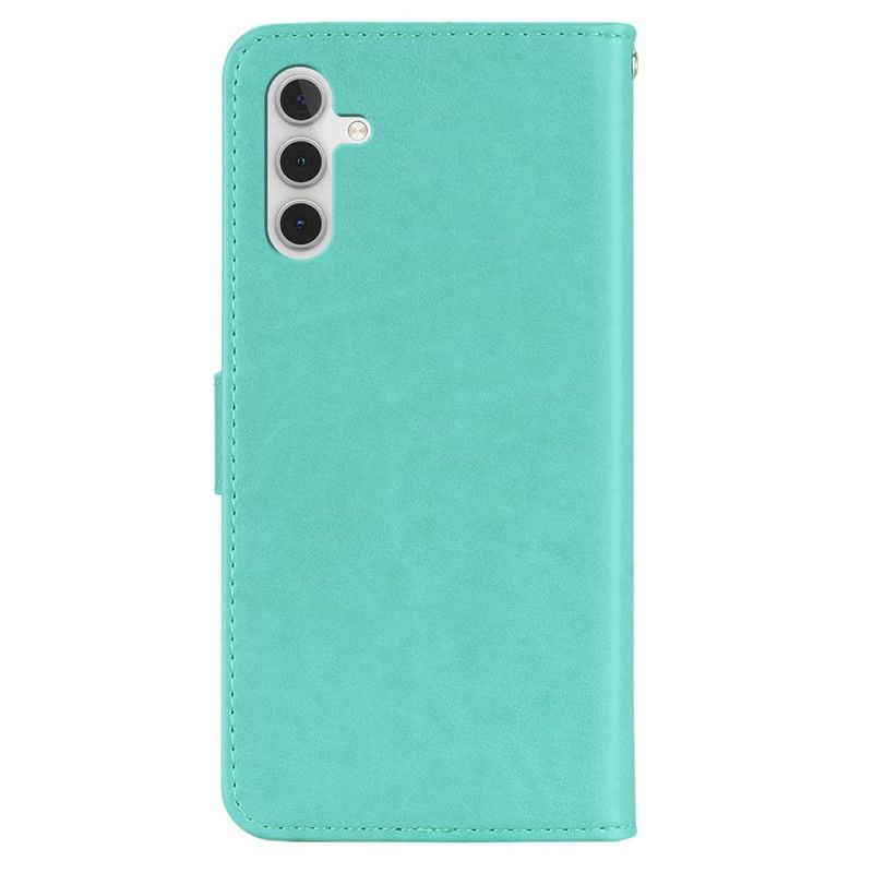 Housse Pour Samsung Galaxy A13 5G Hibou Mandala Et Lanière