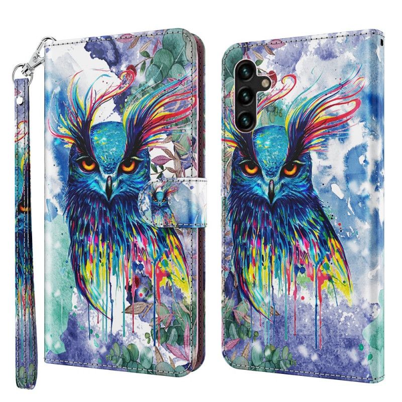 Housse Pour Samsung Galaxy A13 5G Oiseau Aquarelle