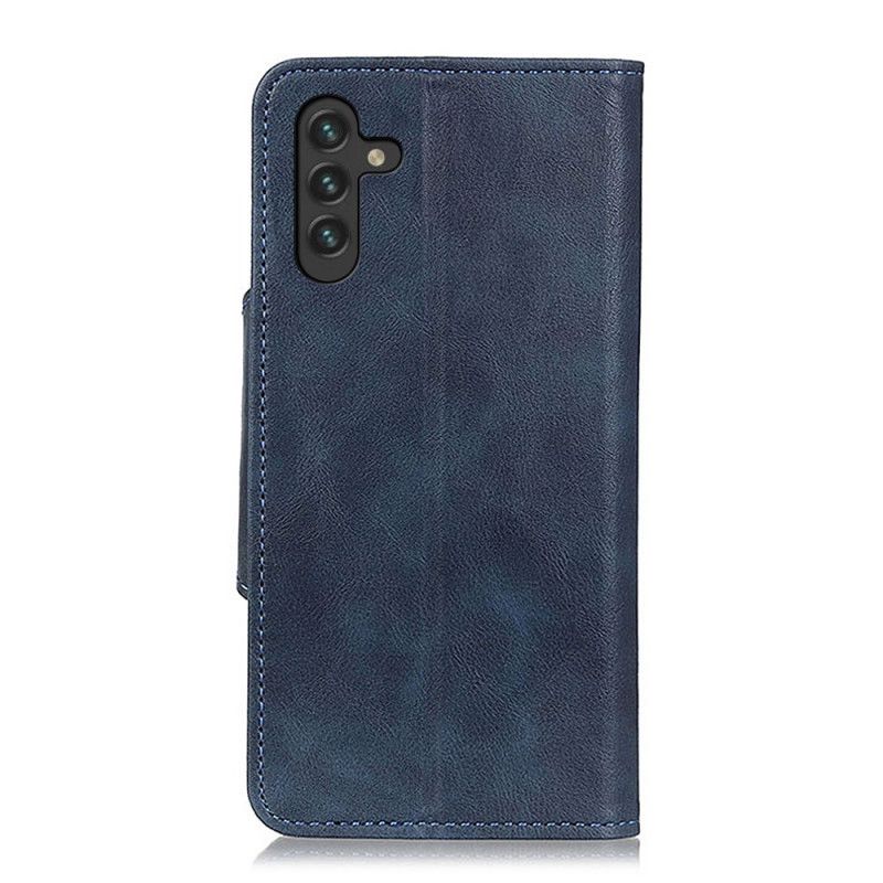 Housse Pour Samsung Galaxy A13 5G Simili Cuir Bouton