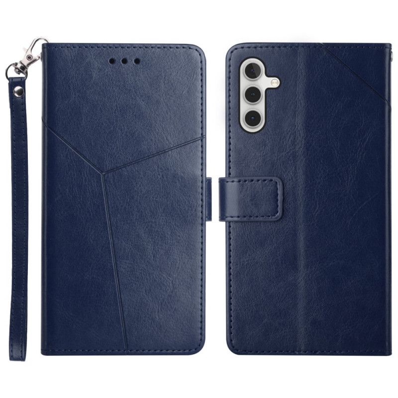 Housse Pour Samsung Galaxy A13 5G Style Cuir Géo Y Design