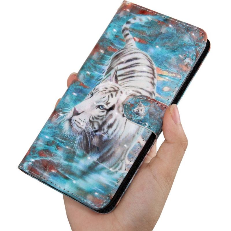 Housse Pour Samsung Galaxy A13 5G Tigre Dans L'eau